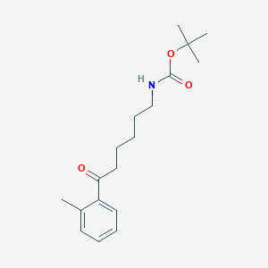 tert-Butyl N-[6-(2-methylphenyl)-6-oxohexyl]carbamate