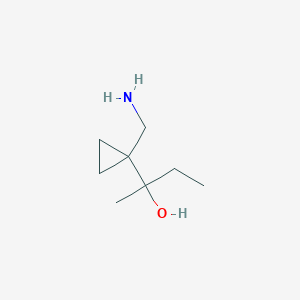 2-[1-(Aminomethyl)cyclopropyl]butan-2-ol