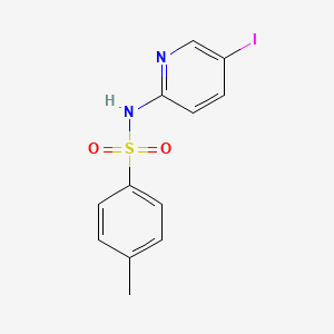 B1321662 N-(5-Iodo-pyridin-2-YL)-4-methyl-benzenesulfonamide CAS No. 209971-43-7