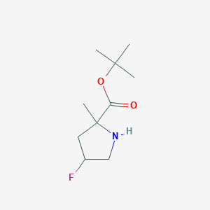 tert-Butyl 4-fluoro-2-methylpyrrolidine-2-carboxylate