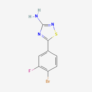 5-(4-Bromo-3-fluorophenyl)-1,2,4-thiadiazol-3-amine