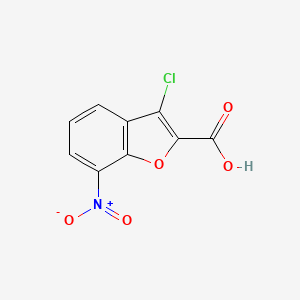 3-Chloro-7-nitro-1-benzofuran-2-carboxylic acid