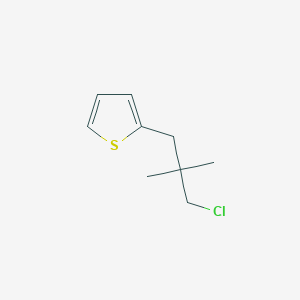 2-(3-Chloro-2,2-dimethylpropyl)thiophene