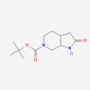 tert-Butyl 2-oxo-octahydro-1H-pyrrolo[2,3-c]pyridine-6-carboxylate