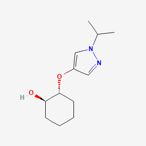 (1R,2R)-2-{[1-(propan-2-yl)-1H-pyrazol-4-yl]oxy}cyclohexan-1-ol