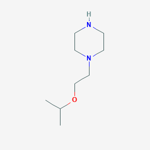 molecular formula C9H20N2O B1321683 1-(2-异丙氧基乙基)-哌嗪 CAS No. 889939-82-6