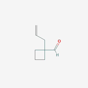 1-(Prop-2-en-1-yl)cyclobutane-1-carbaldehyde