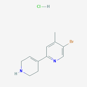 5-Bromo-4-methyl-2-(1,2,3,6-tetrahydropyridin-4-yl)pyridine hydrochloride