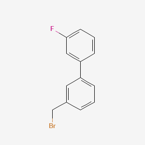 molecular formula C13H10BrF B1321693 3-(溴甲基)-3'-氟-1,1'-联苯 CAS No. 83169-84-0