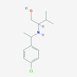 2-{[1-(4-Chlorophenyl)ethyl]amino}-3-methylbutan-1-ol