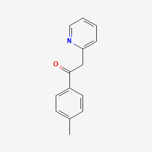 molecular formula C14H13NO B1321700 2-(吡啶-2-基)-1-(对甲苯基)乙酮 CAS No. 72076-59-6