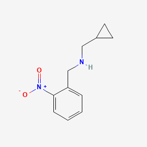 (Cyclopropylmethyl)[(2-nitrophenyl)methyl]amine