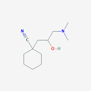 1-[3-(Dimethylamino)-2-hydroxypropyl]cyclohexane-1-carbonitrile