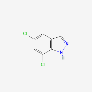 molecular formula C7H4Cl2N2 B1321707 5,7-Dichloro-1H-indazole CAS No. 50477-27-5