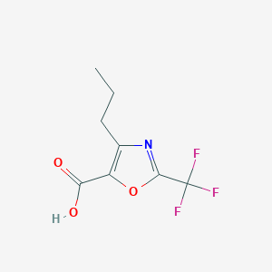 4-Propyl-2-(trifluoromethyl)-1,3-oxazole-5-carboxylic acid