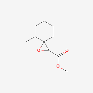 molecular formula C10H16O3 B13217105 Methyl 4-methyl-1-oxaspiro[2.5]octane-2-carboxylate 