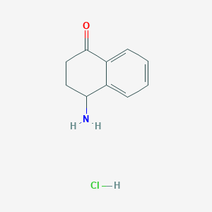 molecular formula C10H12ClNO B1321712 4-氨基-3,4-二氢萘-1(2H)-酮盐酸盐 CAS No. 62089-82-1