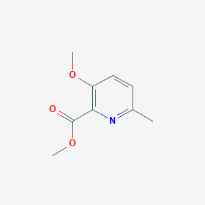 molecular formula C9H11NO3 B1321713 3-Methoxy-6-Methyl-2-pyridinecarboxylic acid Methyl ester CAS No. 65515-24-4