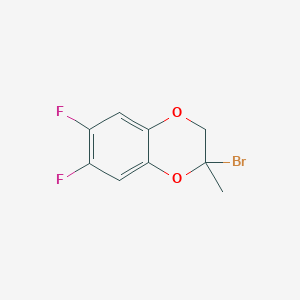 2-Bromo-6,7-difluoro-2-methyl-2,3-dihydro-1,4-benzodioxine