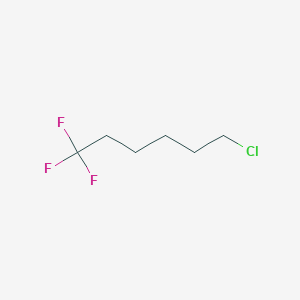 molecular formula C6H10ClF3 B13217186 6-Chloro-1,1,1-trifluorohexane 