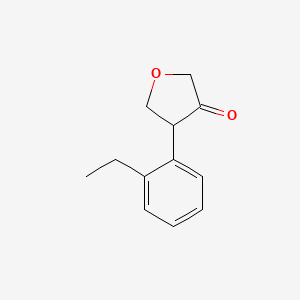 4-(2-Ethylphenyl)oxolan-3-one