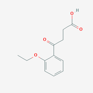 molecular formula C12H14O4 B1321724 4-(2-乙氧基苯基)-4-氧代丁酸 CAS No. 39595-35-2