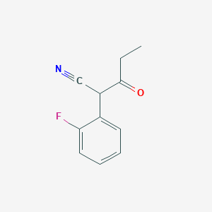 2-(2-Fluorophenyl)-3-oxopentanenitrile