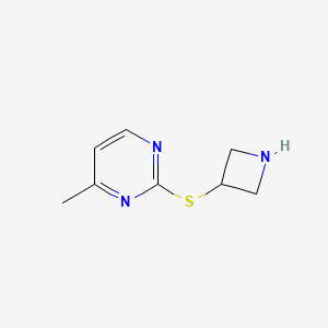 2-(Azetidin-3-ylsulfanyl)-4-methylpyrimidine