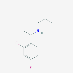 [1-(2,4-Difluorophenyl)ethyl](2-methylpropyl)amine