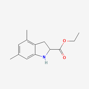 Ethyl 4,6-dimethyl-2,3-dihydro-1H-indole-2-carboxylate