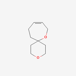 molecular formula C10H16O2 B13217414 3,7-Dioxaspiro[5.6]dodec-9-ene 