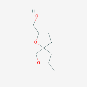 {8-Methyl-1,7-dioxaspiro[4.4]nonan-2-yl}methanol