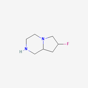 7-Fluoro-octahydropyrrolo[1,2-a]piperazine