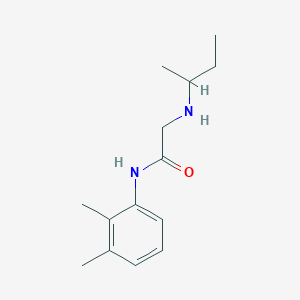 molecular formula C14H22N2O B13217508 2-[(butan-2-yl)amino]-N-(2,3-dimethylphenyl)acetamide 