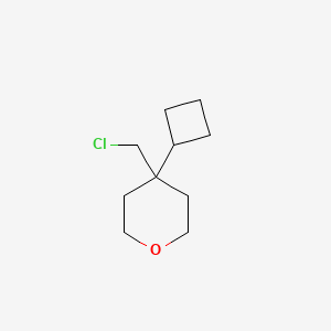 4-(Chloromethyl)-4-cyclobutyloxane