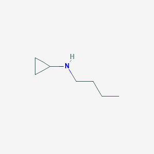 molecular formula C7H15N B13217561 N-butylcyclopropanamine 