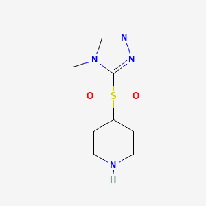 4-[(4-Methyl-4H-1,2,4-triazol-3-yl)sulfonyl]piperidine