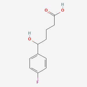 5-(4-Fluorophenyl)-5-hydroxypentanoic acid