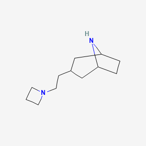 3-[2-(Azetidin-1-yl)ethyl]-8-azabicyclo[3.2.1]octane