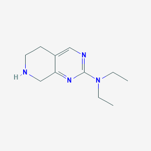 N,N-Diethyl-5H,6H,7H,8H-pyrido[3,4-d]pyrimidin-2-amine