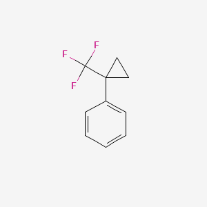 molecular formula C10H9F3 B1321765 1-(Trifluoromethylcyclopropyl)benzene CAS No. 883547-73-7