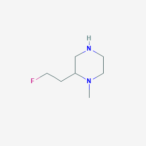 2-(2-Fluoroethyl)-1-methylpiperazine