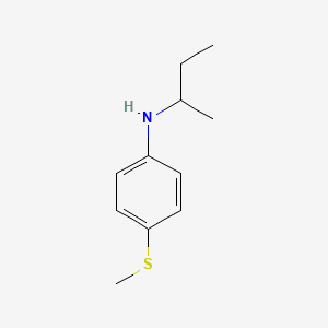 N-(butan-2-yl)-4-(methylsulfanyl)aniline