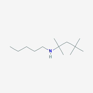 molecular formula C13H29N B13217701 Pentyl(2,4,4-trimethylpentan-2-yl)amine 