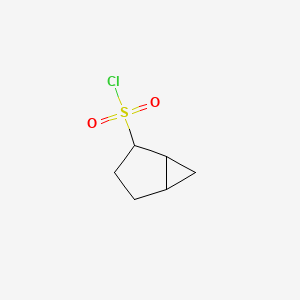 molecular formula C6H9ClO2S B13217706 Bicyclo[3.1.0]hexane-2-sulfonyl chloride 