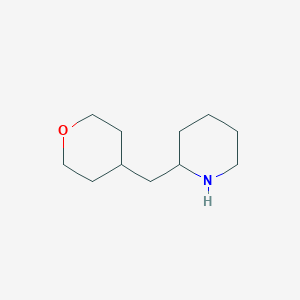 molecular formula C11H21NO B13217710 2-(Oxan-4-ylmethyl)piperidine 