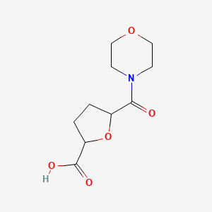 5-(Morpholine-4-carbonyl)oxolane-2-carboxylic acid