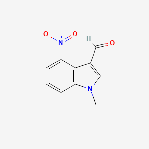 1-Methyl-4-nitro-1H-indole-3-carbaldehyde