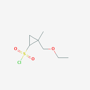 2-(Ethoxymethyl)-2-methylcyclopropane-1-sulfonyl chloride