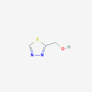 molecular formula C3H4N2OS B1321781 (1,3,4-Thiadiazol-2-yl)methanol CAS No. 499771-03-8